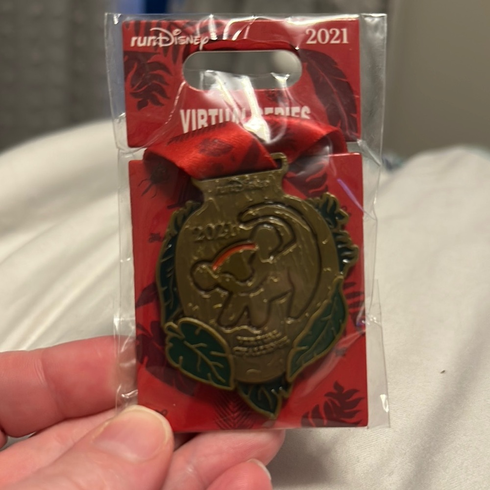 Disney 2021 Run Series Baby Simba Medal